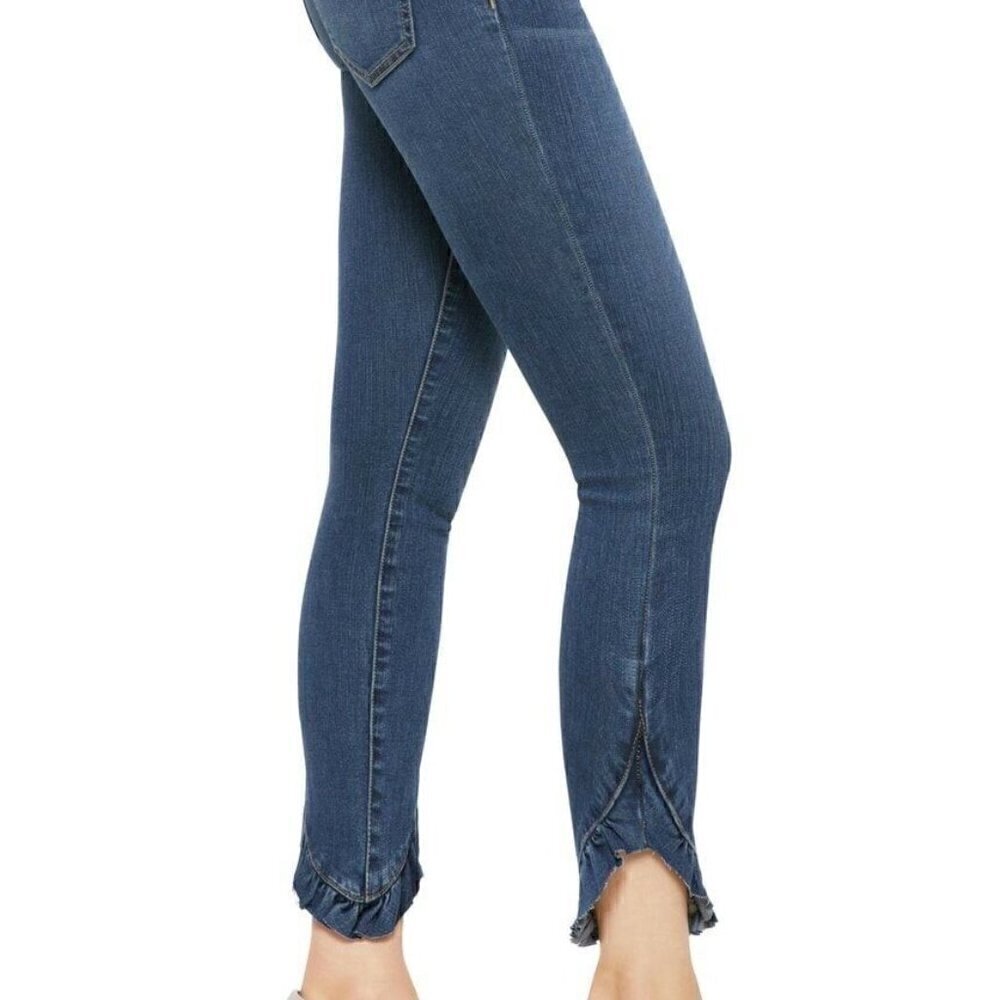 Joe's Jeans Icon Mid Ruffle Ankle Skinny Jeans 23 - Picture 3 of 8